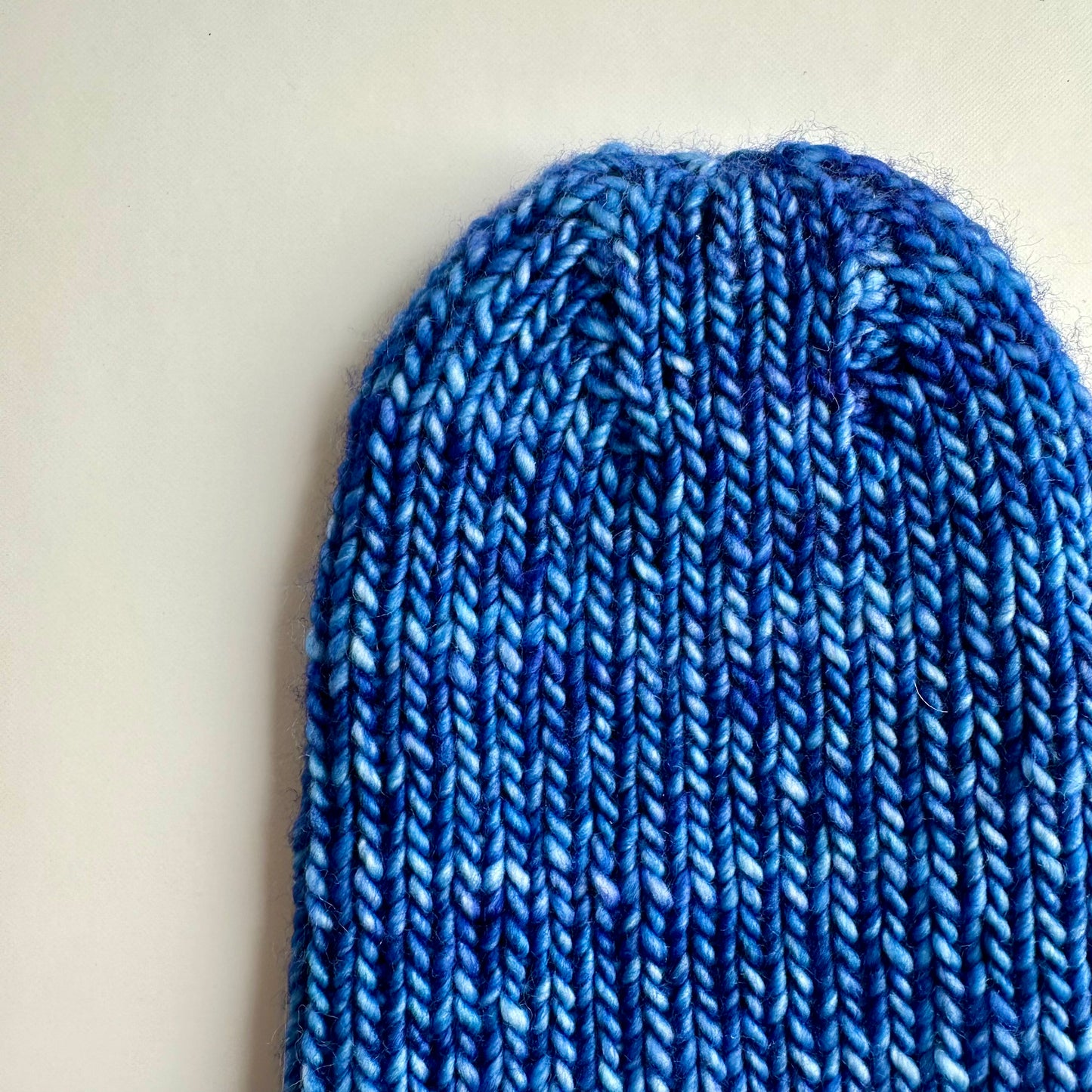 Ribbed Beanie - Azul Fresco