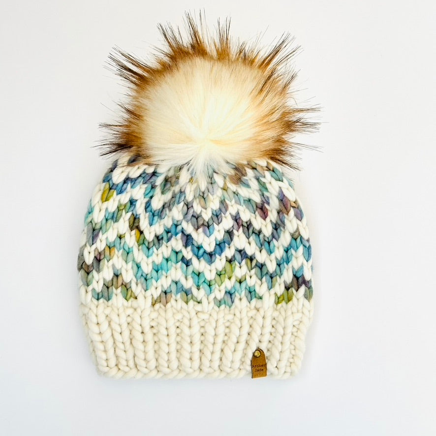 Child Zig-Zag - Cream/Amphibian