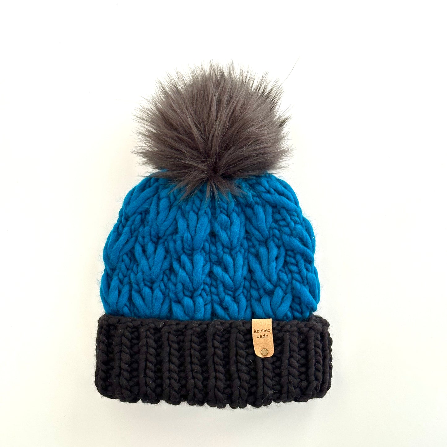 Snowplow Beanie - Black/Blue