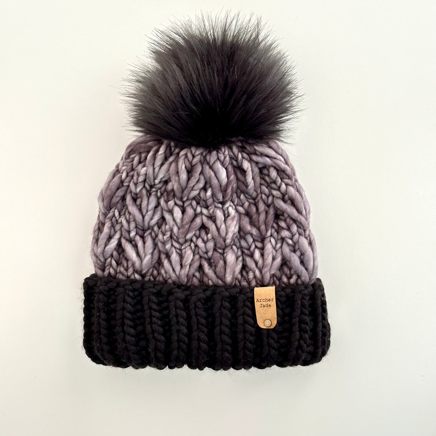 Snowplow Beanie - Black/Grey