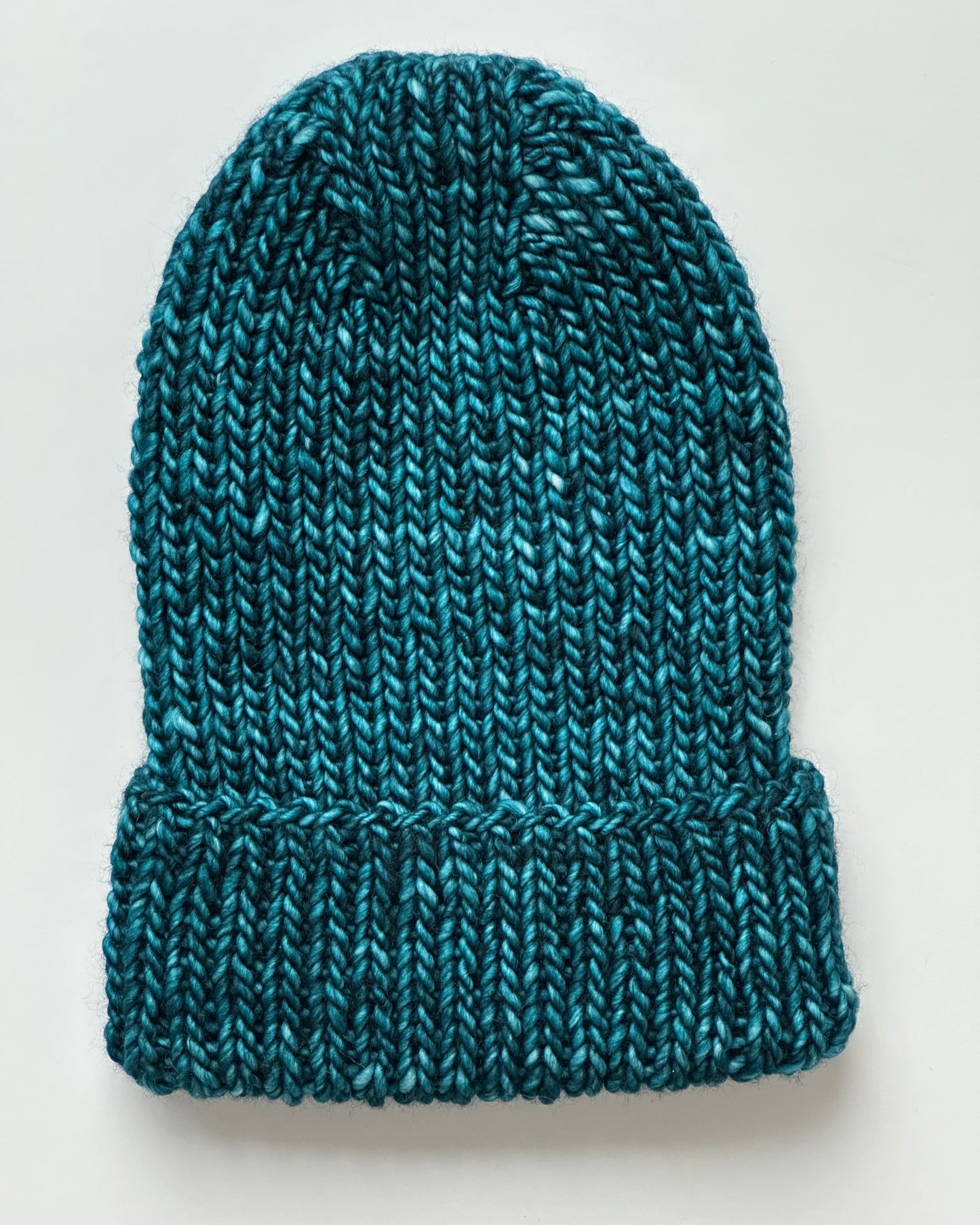 Ribbed Beanie - Teal
