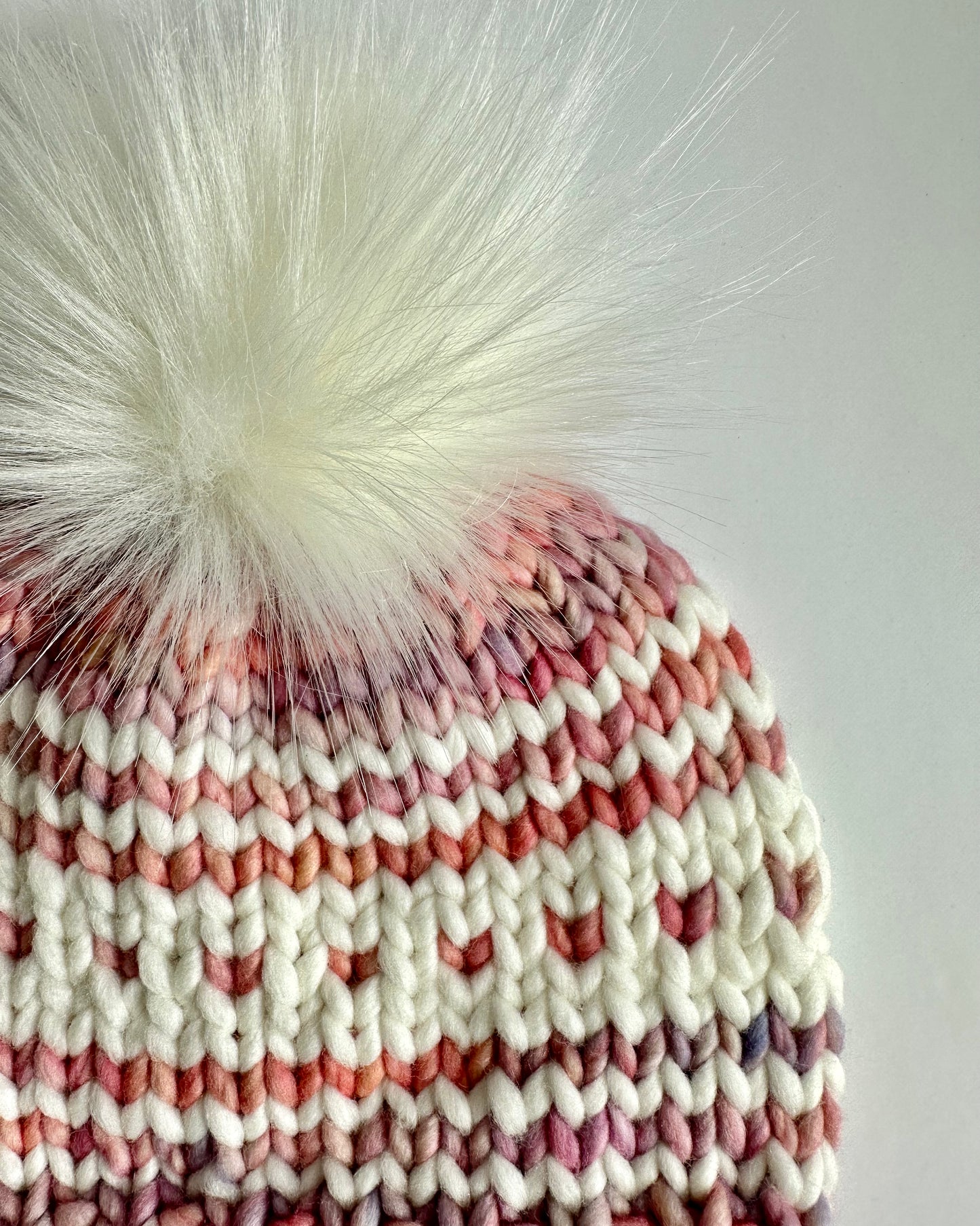 Child Cozy Cabin Beanie - Pink Swirl