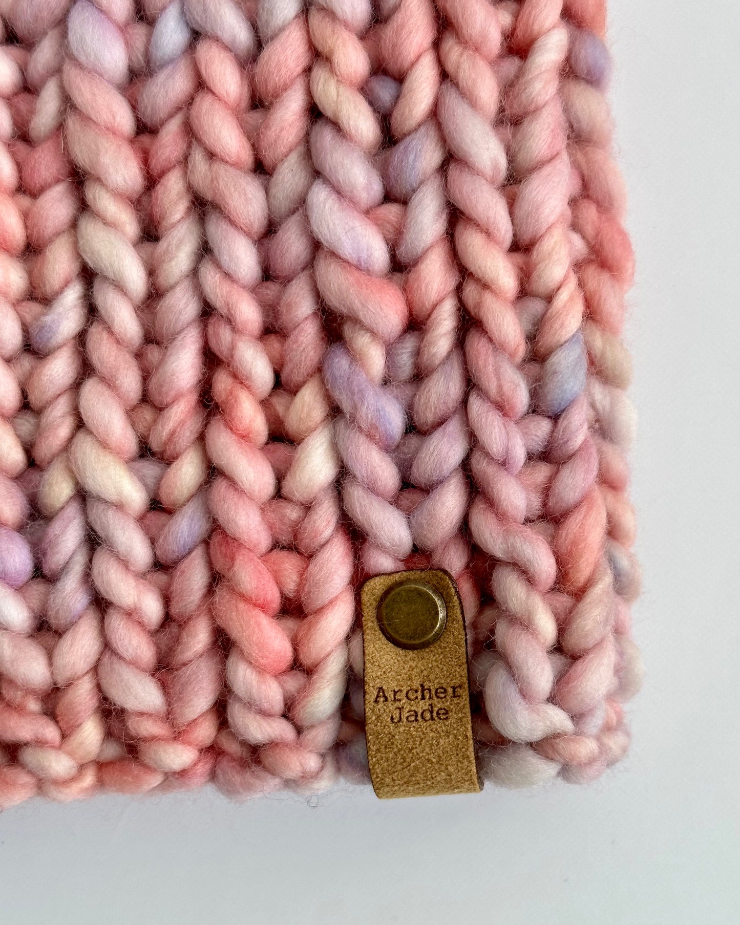 Child Colour Block - Pink Swirl