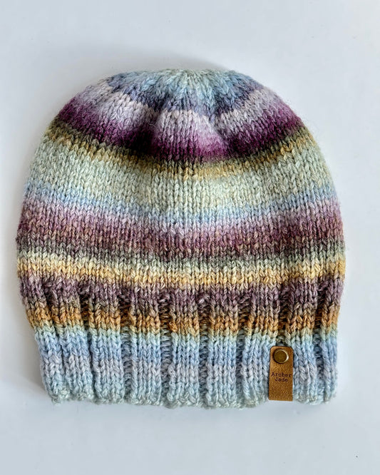 Striped Beanie - Lakeside