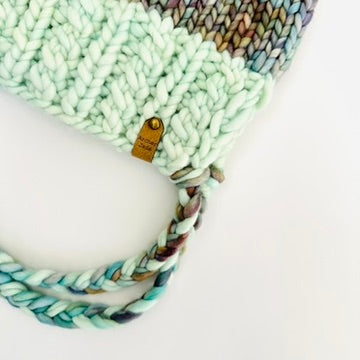 Child Bonnet - Mint/Amphibian