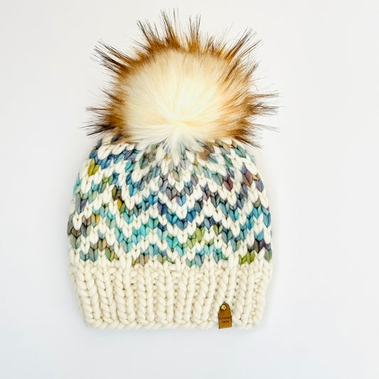 Child Zig-Zag - Cream/Amphibian