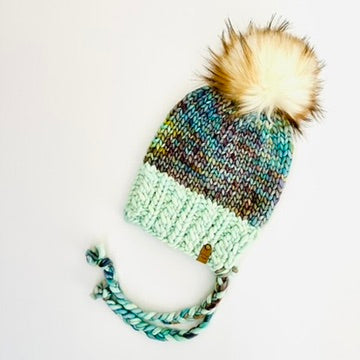 Child Bonnet - Mint/Amphibian