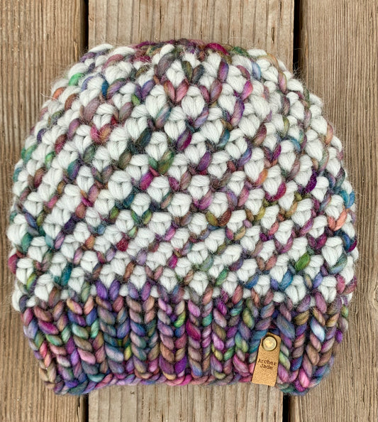 Kaleidoscope hat - Grey/Multicolour