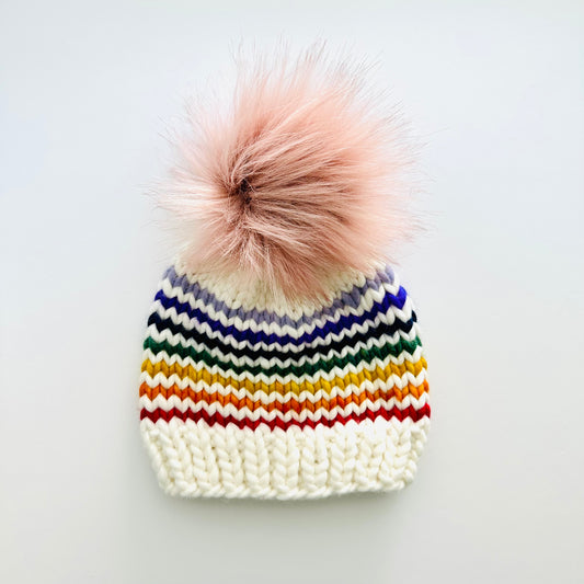 Toddler Rainbow Hat