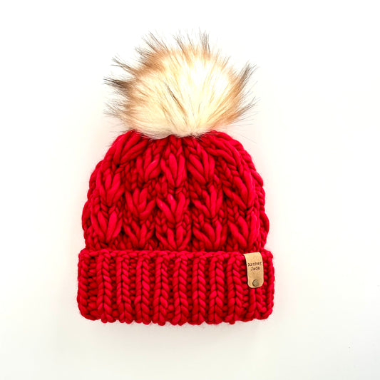 Snowplow Beanie - Red