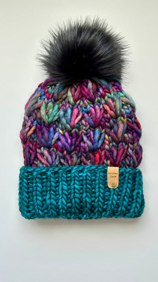 Snowplow Beanie - Teal