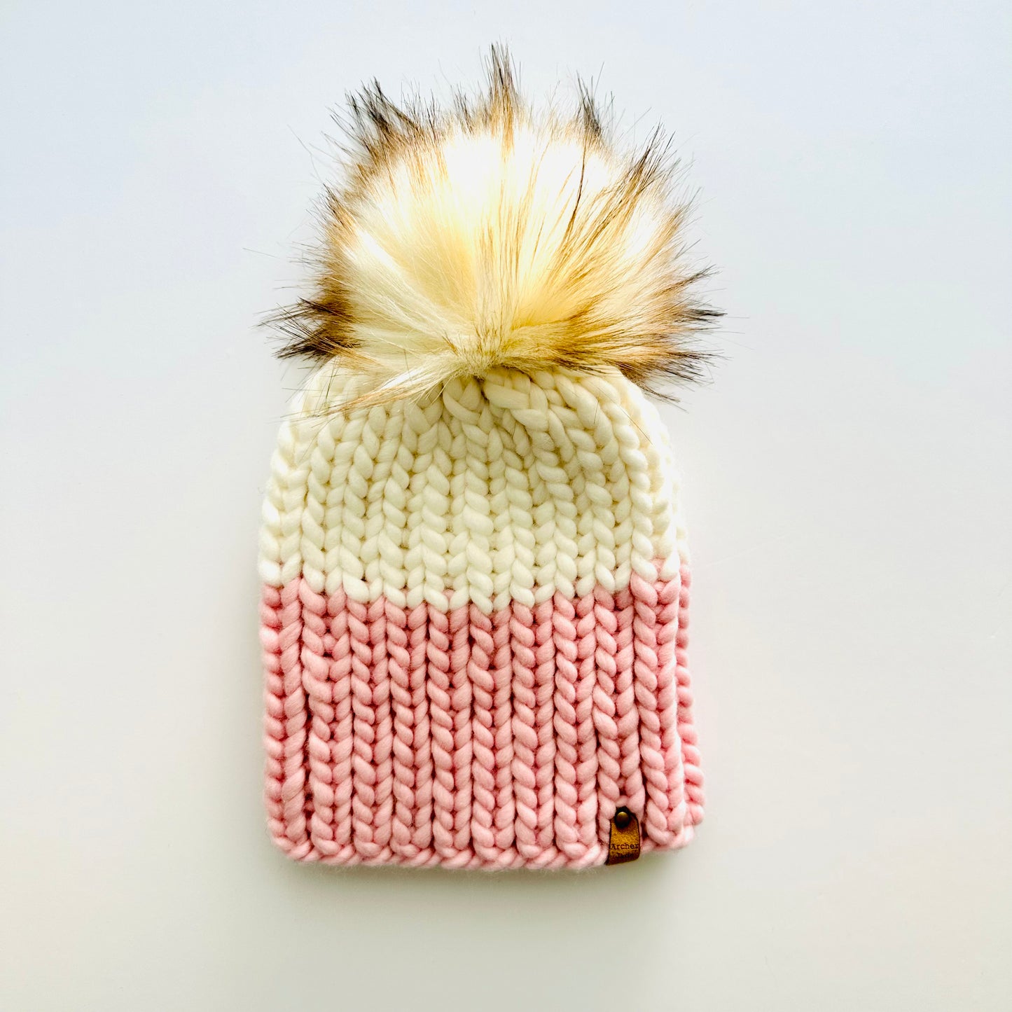 Child Colour Block - Cream/Pink