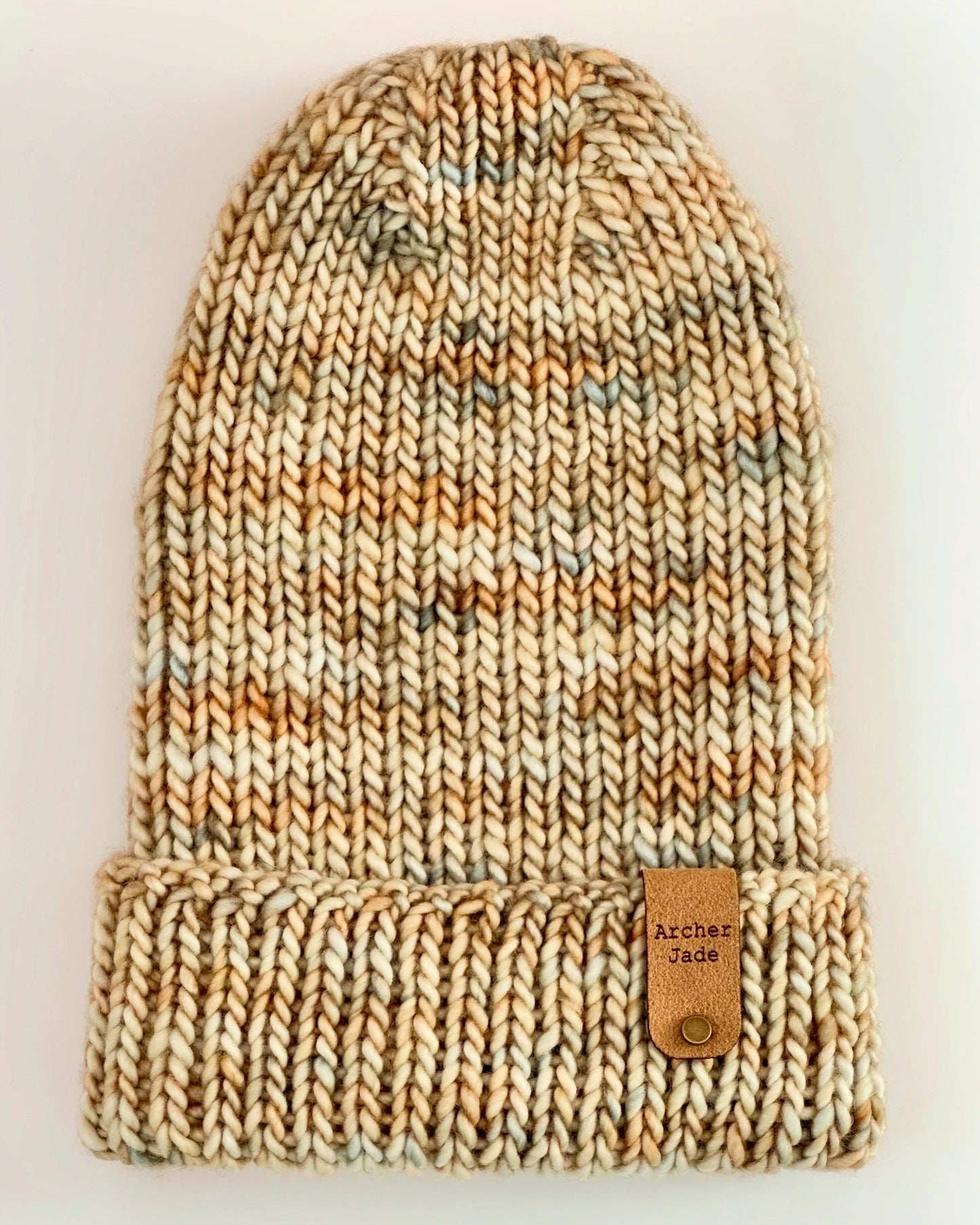 Ribbed Beanie - Caramel