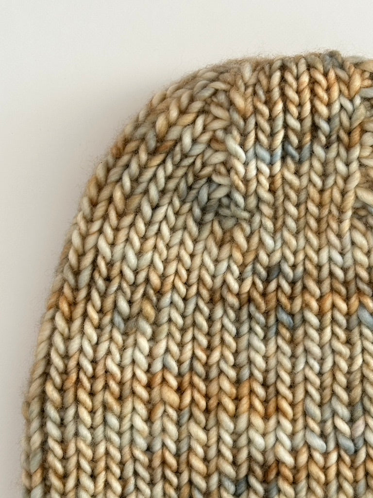 Ribbed Beanie - Caramel