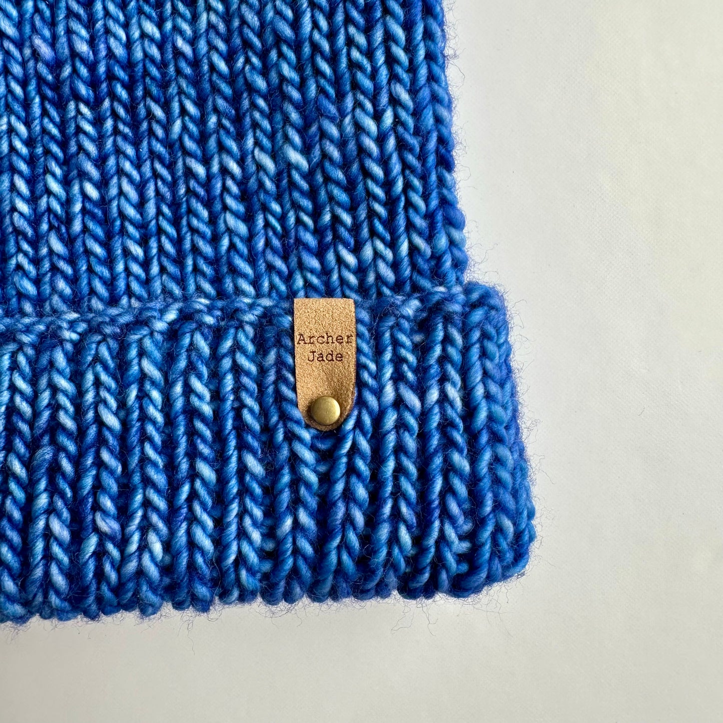 Ribbed Beanie - Azul Fresco
