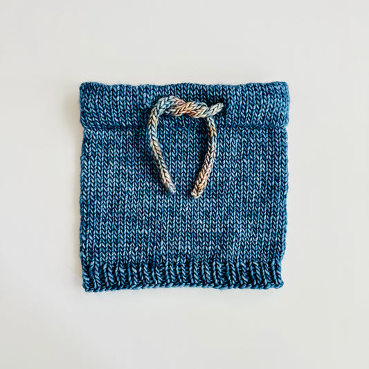 Cowl Neckwarmer - Denim Blue